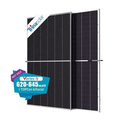 Zonne-energiesysteem Trina Solar TSM-NEG20C.20 620-645W Bifaciale N-type Mono Pv-zonnemodule