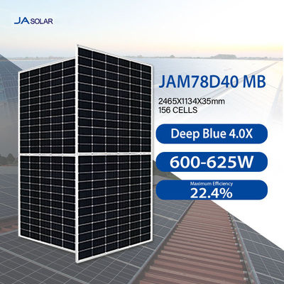 JA Solar JAM78D40 MB-serie PERC Halvecel zonne-module 600W 605W 610W 615W 620W 625W
