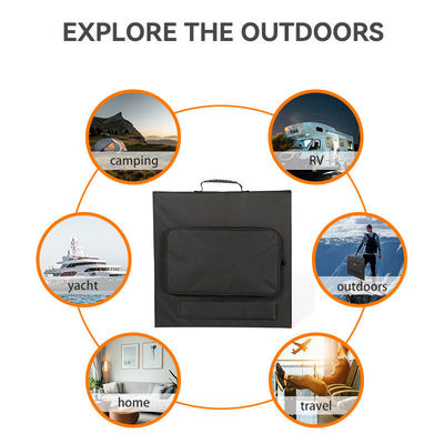 USB-aansluiting Opvouwbare zonnepanelen voor camping 60W/80W/100W/120W/160W/200W/300W