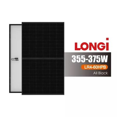 TAINUO Longi Himo 4m LR4-60HPB geheel zwart monopaneel op zonne-energie 365W 370W 375W zonne-PV-module