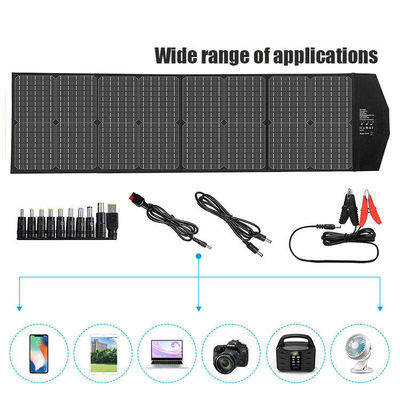 160W opvouwbare zonnepanelen met 156,75mmx156,75mm celgrootte Maximale systeemspanning 100V