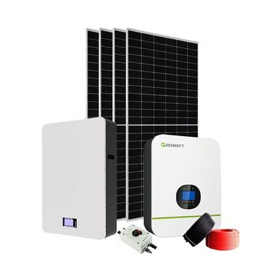 8KW 6KW 5KW 15KW 20KW Off Grid 10KW Zonne-energiesystemen voor huishoudens Frequentie 50Hz