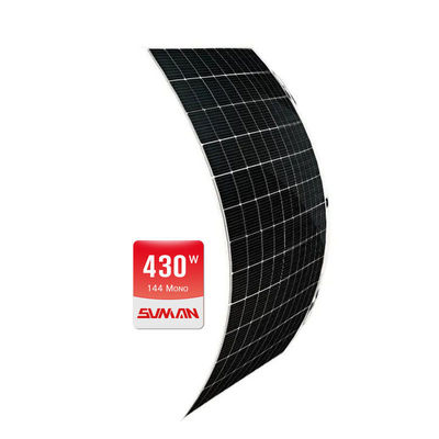 OEM-bestelling ondersteund 100w flexibel zonnepaneel voor RV Caravan Boat Yacht Afgelegen gebied