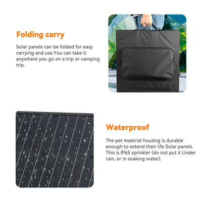 20W 30W draagbaar camping zonnepaneel met USB Type-C-poort en opvouwbare structuur