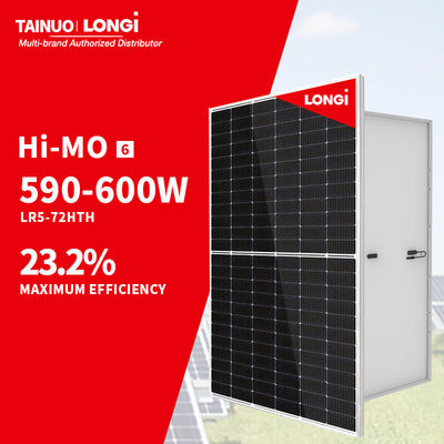 Longi Hi-Mo 6 LR5-72HTH 600W Zonnepanelen 35mm PV-module TUV ISO CE Vermogenstolerantie