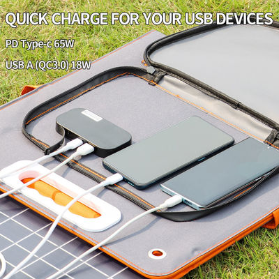Lichte 18V 50W-250W opvouwbare zonnepanelen voor buitencamping
