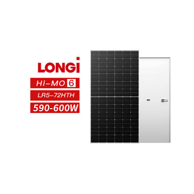 Longi Hi-Mo 6 Bifaciale fotovoltaïsche zonnepanelen 590W 595W 600W met 23,2% efficiëntie