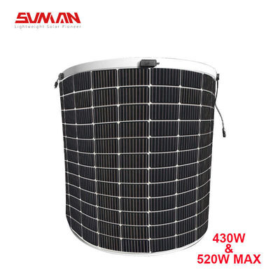 Sunman Flexible PV Panels 375W/430W Mono PERC Zonnepaneel Voor Lichte RV En Huis
