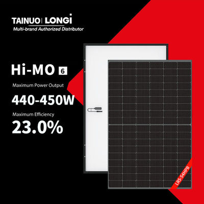 440W Longi Hi-mo 6 LR5-54HTB Solar PV Module Panel Solarmodule met N-TYPE-technologie