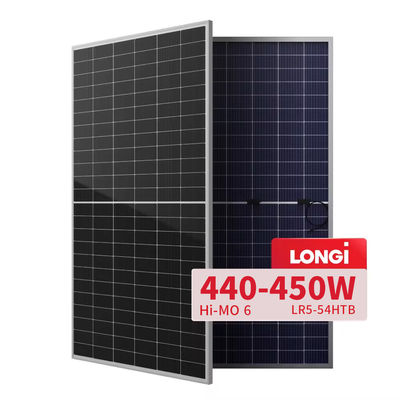 Longi LR5-54HTH 440-450M MONO zonnepaneel 182mm N-type 440W 445W 450W Hi Mo 6 PV module