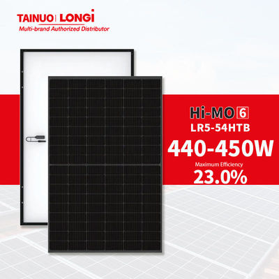 Longi LR5-54HTH 440-450M MONO zonnepaneel 182mm N-type 440W 445W 450W Hi Mo 6 PV module