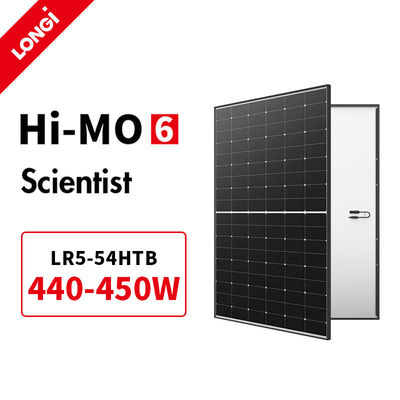 Longi LR5-54HTH 440-450M MONO zonnepaneel 182mm N-type 440W 445W 450W Hi Mo 6 PV module
