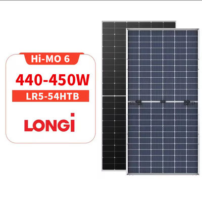182mmx182mm PERC Cell Longi 450W Monokristallijn zonnepaneel Energiebesparing voor thuis