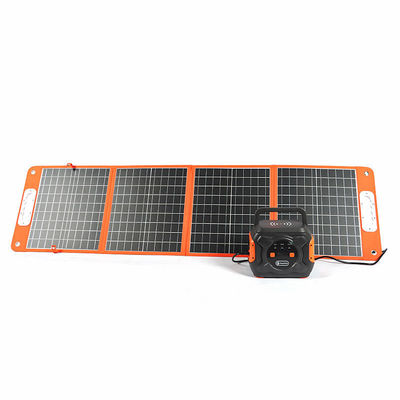 Opvouwbaar zonnepaneel 100W met kickstand en USB-uitgangen Panel efficiëntie 21,5%-23,5%