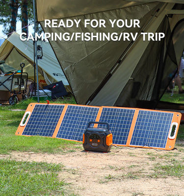 Opvouwbare zonnepaneeloplader van 100 W met USB Type-c DC-poort voor camping en camper