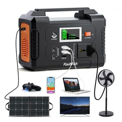 Draagbare zonne-energie Lithium-ion batterijen Banken Stationsgeneratoren Uitgangsvermogen 110-240v
