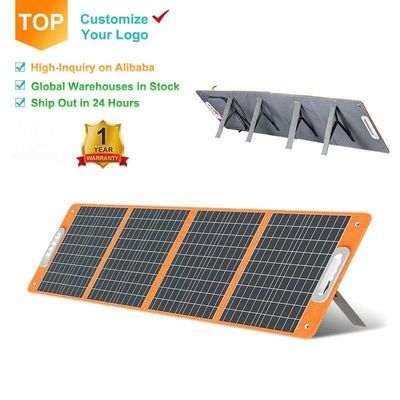100 Watt Mono vouwbare zonne-oplader Draagbaar vouwbaar zonnepaneel voor zwarte camping RV