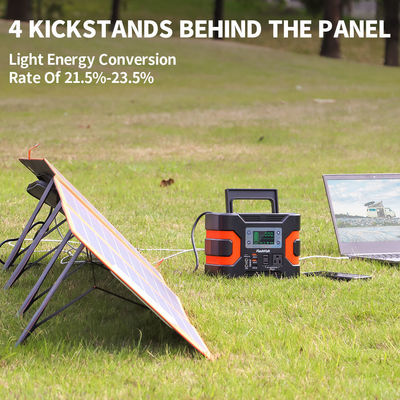 Opvouwbare camping zonnepaneeloplader 155*40cm ontvouwd 100W 23% efficiëntie Monokristallijn