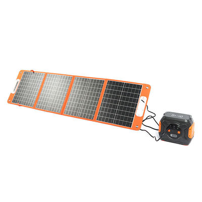 100W draagbaar opvouwbaar zonnepaneel 166mmx166mm Celgrootte