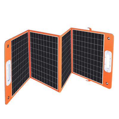 Opvouwbaar monokristallijn zonnepaneel 100W voor lage MOQ Aanpassen lichtgewicht QC3.0 PD45W