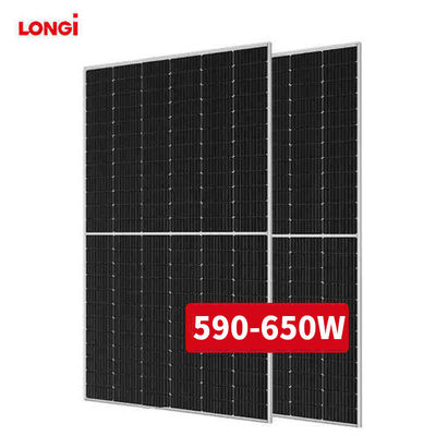 Single Glass Solar Panel Cell Kit 585W LONGi Hi-MO 6 LR5-72HTH met 23,2% efficiëntie