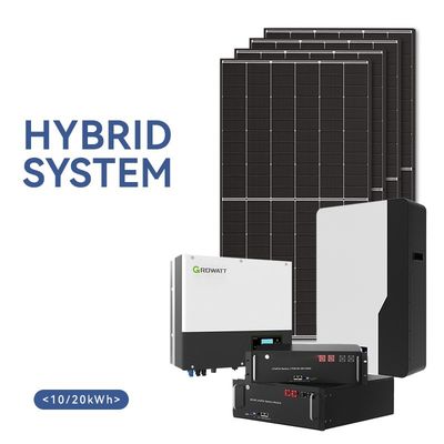 10KVA 48v 10KW zonne-energiesysteem 110V-240V dakmontage