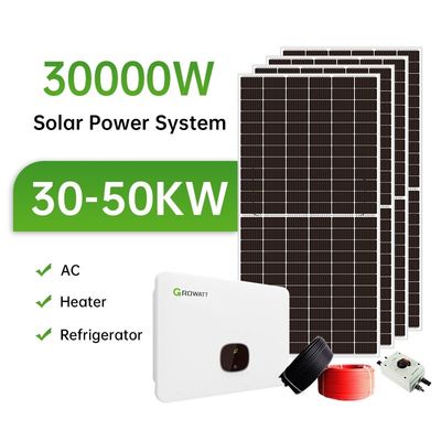 30kw zonne-energiesysteem op het net zonne-energiesysteem voor technische ondersteuning van het hele huis
