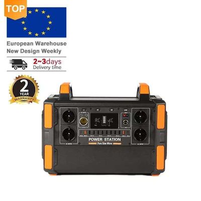 Groot vermogen 1000W LiFePO4 Lithiumbatterij Draagbare elektriciteitscentrale voor thuis en buiten