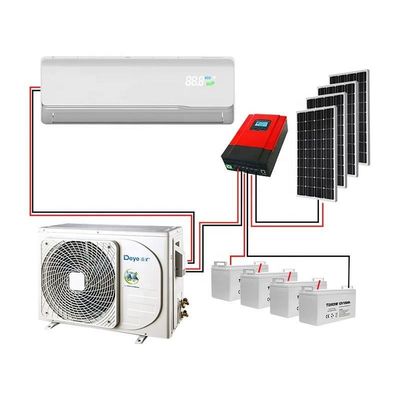 EER 2-4 Huishoudelijke 9000 BTU zonne-aangedreven AC-eenheid voor hybride mini-split