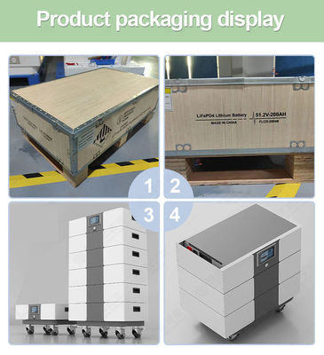 LFP Lithium Ion 51,2V 100Ah 5kWh 10kWh 200Ah 20kWh Smart String Energieopslagsysteem