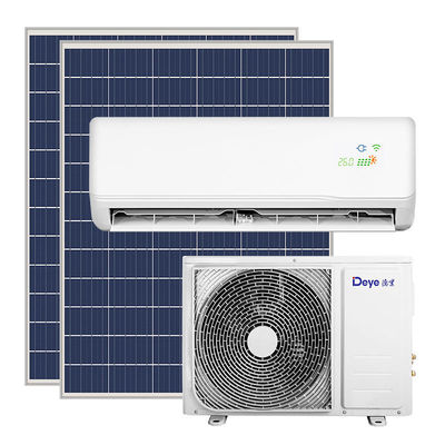 Met timer voorzien Zonne-energie-airconditioner OFF GRID DC 48V Split Hybrid Draagbaar