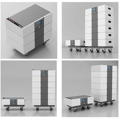 Off-grid energieopslagoplossing 51.2V 100Ah stapelbare lithium-ijzerfosfaatbatterij