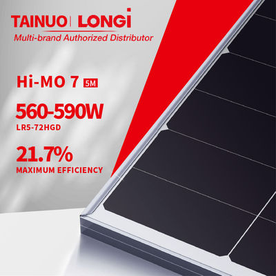 560w monocristallijn halfcel zonnepaneel 500 Watt met 22,5% paneelefficiëntie