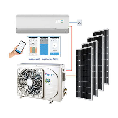 Split Hybrid Draagbare 48v zonne-airconditioner 9000BTU 12000BTU 18000BTU 24000BTU