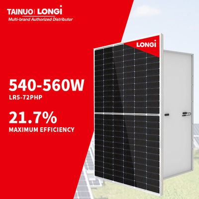 182 mm zonne-module 540 Watt met 21,7% paneelefficiëntie en drie dioden junction box