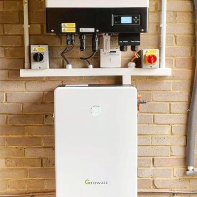 Home 51.2V Lithium-ionbatterij met LFP-anodemateriaal en ingebouwde BMS-bescherming