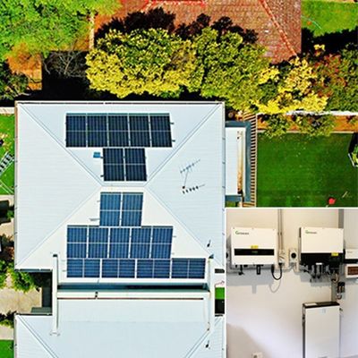 Home 51.2V Lithium-ionbatterij met LFP-anodemateriaal en ingebouwde BMS-bescherming