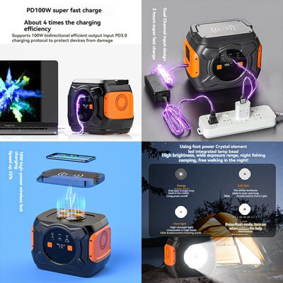 Meerdere USB-uitgangen 320W Camping Draagbare Powerbank 292Wh Capaciteit