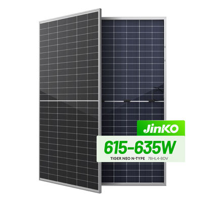 630w Jinko Solar Tiger Neo N-Type MBB 16BB TOPCON 78 Halve cellen Mono zonnepanelen