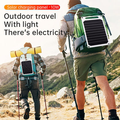 Custom 100 PCS 10W Backpacking Solar Charger voor overzeese distributie