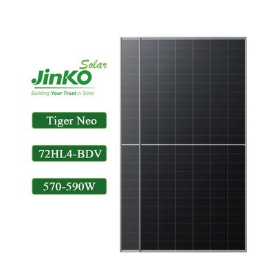 570W-590W Jinko Tiger Neo Bifacial Dual Class N-Type 72HL4-BDV PV-module voor zonnepanelen