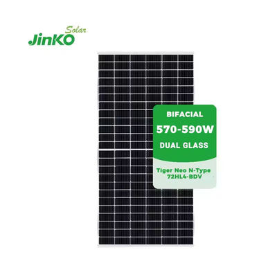 Jinko Solar Tiger Neo N-type PV zonnepanelen 590W 585W 580W 575W 570W voor On Grid Solar System