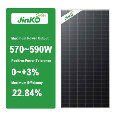 Jinko Tiger Neo N-type Dual Glass 570W 575W 580W 585W 590W USA Warehouse Bifaciale zonnepanelen