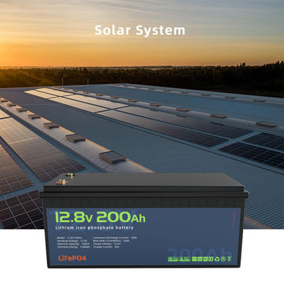 IP67 waterdicht 24V 100Ah LiFePO4 zonnebatterij met Bluetooth en LFP anodemateriaal
