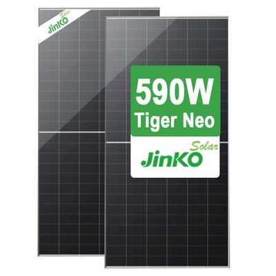 N-Type Mono zonnepaneel Jinko 550w 555w Tiger Neo 72HL met IP68 geclassificeerde aansluiting