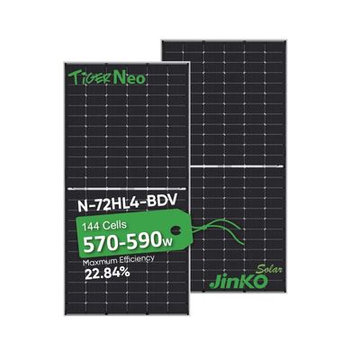 Good Jinko 575 Watt JKM575 N-type PV-zonnepanelmodule voor woontoepassingen