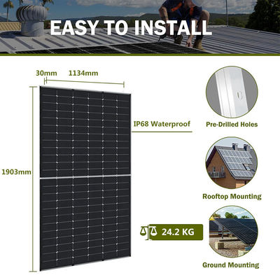 Jinko Solar 565-585W Tiger Neo N-type fotovoltaïsche modules met 144 cellen en vermogen