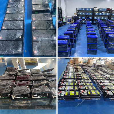 18650 Batterijgrootte 12V 24V 50Ah 100Ah Lithiumbatterijpakket voor RV zonne-energiesysteem