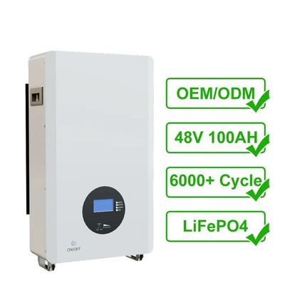 Veelzijdige 48v 5kwh 10kwh 100ah 200ah zonne-energie opslagbatterij voor Home Power Wall