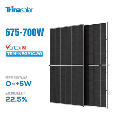 600w zonnepanelen trina 630w 650w 670w 700w tier 1 monomodule met in EU- magazijn
